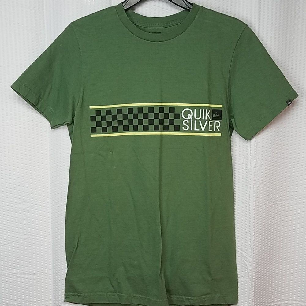 QUIKSILVER MENS COTTON TEE SIZE SMALL
